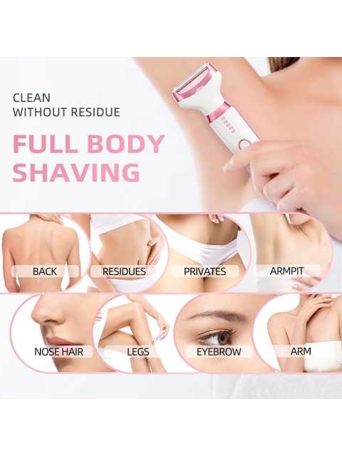 semino 5 In 1 Rechargeable Painless Electric Razor Trimmer - Image 4