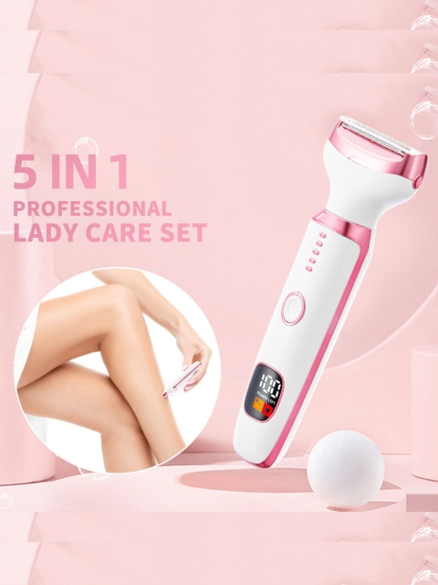 SIGNAXO Sharp 5-in-1 Shaver Trimmer For Eyebrow Bikini Facial Hair Removal For women - Image 5