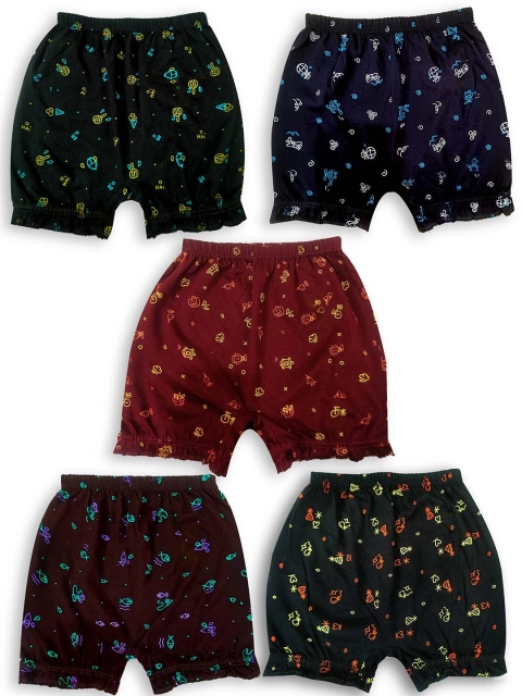 inner element Pack Of 5 Printed Mid-Rise Frills Boy Shorts Briefs IE_FP_Bloomer_PK5_70 - Image 6