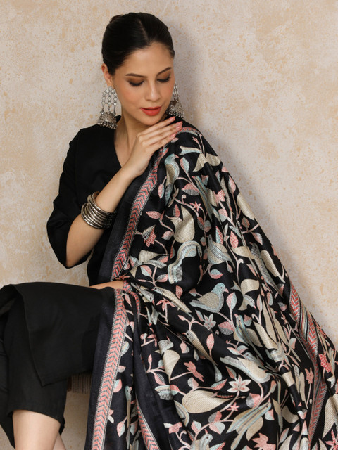 Varanga Women Regular Kurta with Trousers & With Dupatta