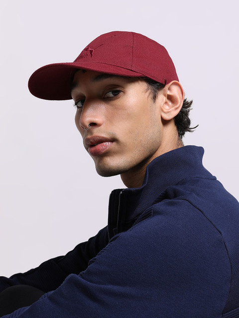 Puma Unisex Cotton Brand Logo Embroidered Baseball Cap - Image 4