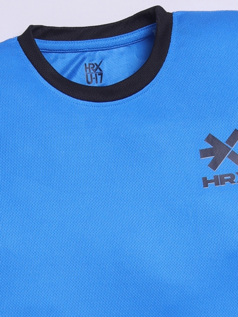 HRX by Hrithik Roshan Boys Typography Printed Rapid Dry T-shirt - Image 4