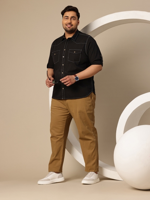 Sztori Men Plus Size Relaxed Fit Pure Cotton Casual Shirt - Image 6