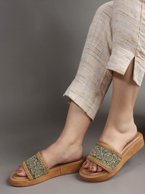 Anouk Embellished Wedge Sandals