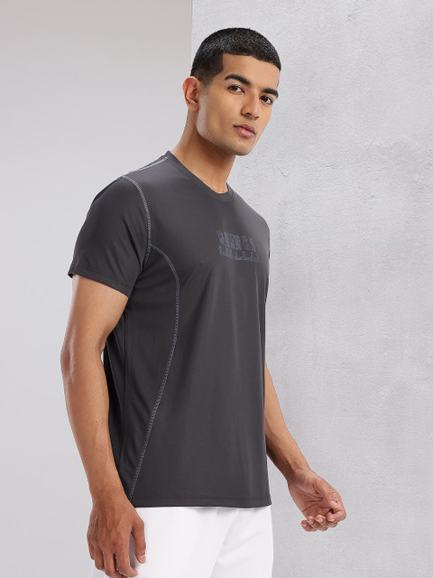 HRX by Hrithik Roshan Brand Logo Printed Rapid-Dry Training T-shirt - Image 4
