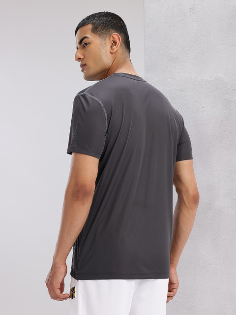 HRX by Hrithik Roshan Brand Logo Printed Rapid-Dry Training T-shirt - Image 5