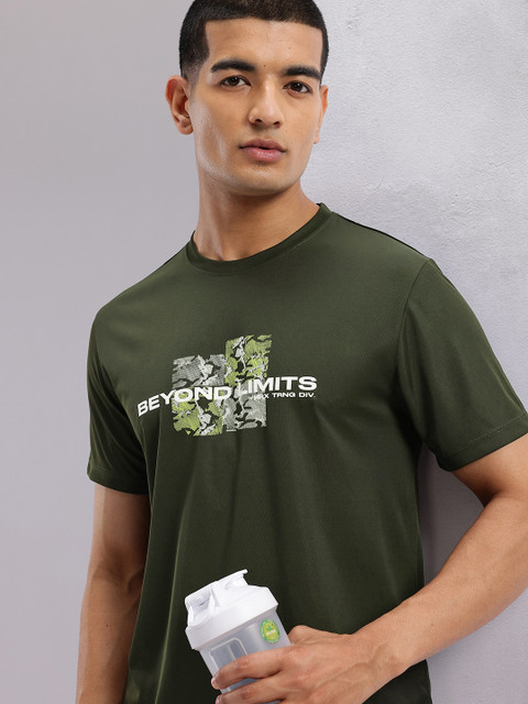 HRX by Hrithik Roshan Printed Rapid-Dry Training T-shirt