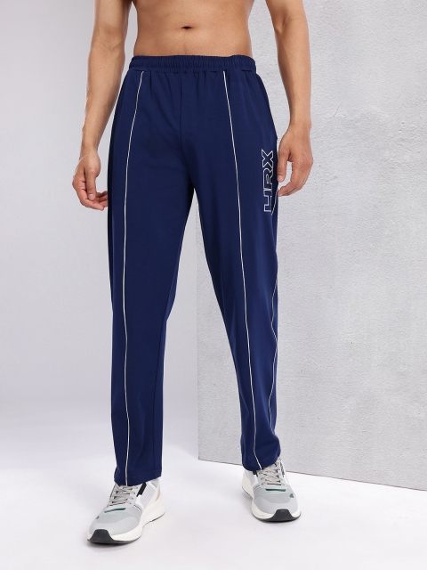 HRX by Hrithik Roshan Men Contrast Piping Training Track Pants - Image 2