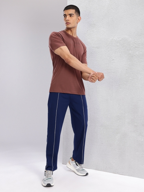 HRX by Hrithik Roshan Men Contrast Piping Training Track Pants - Image 5