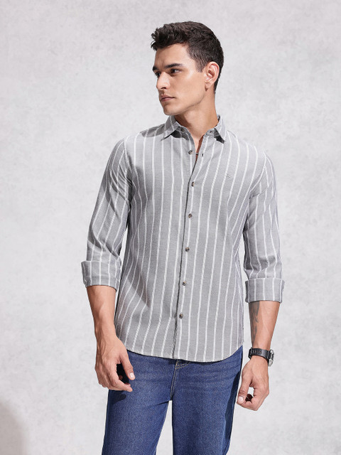 WROGN Vertical Striped Casual Shirt - Image 3
