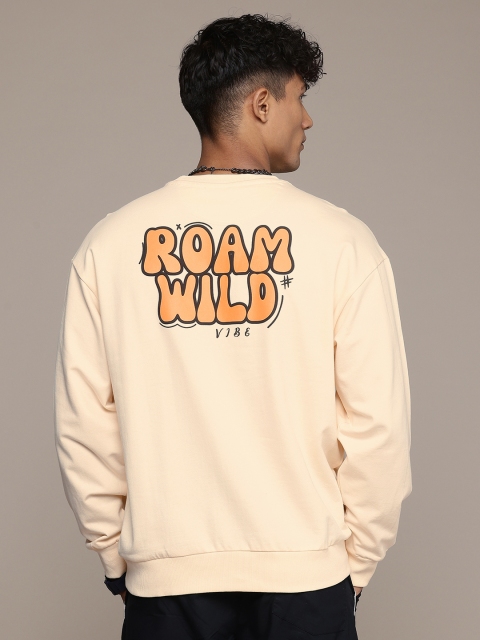 The Roadster Lifestyle Co. Men Printed Relaxed Pure Cotton Sweatshirt - Image 5
