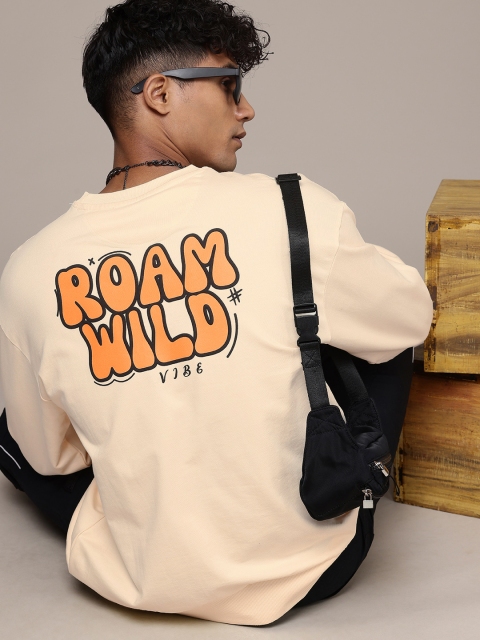 The Roadster Lifestyle Co. Men Printed Relaxed Pure Cotton Sweatshirt