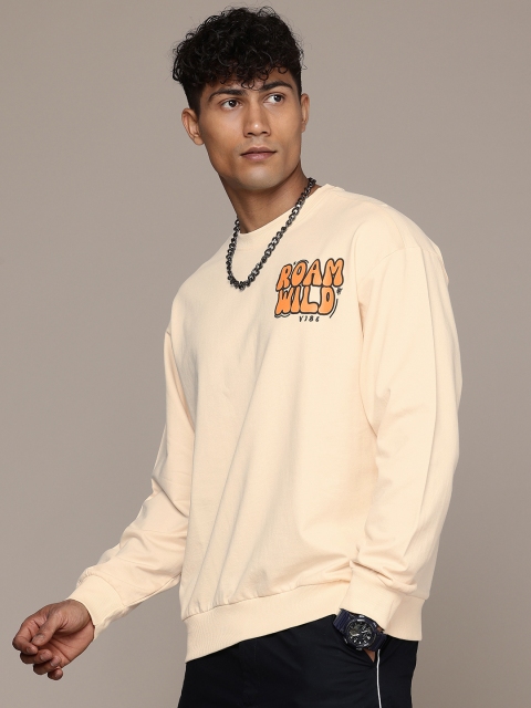 The Roadster Lifestyle Co. Men Printed Relaxed Pure Cotton Sweatshirt - Image 4