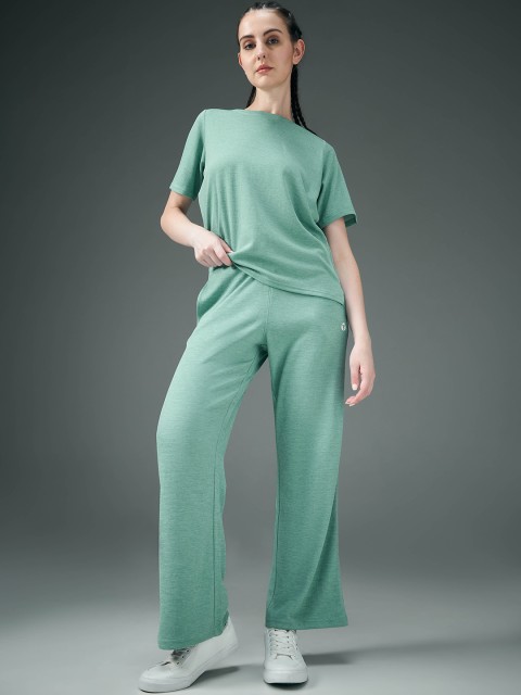 Technosport Women Relaxed Fit Trackpants with DOUBLE COOL