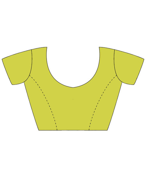 Anouk Rustic Striped Pure Georgette Saree - Image 7