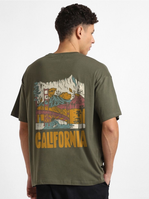 NOBERO Men Oversized Graphic Printed T-shirt - Image 5