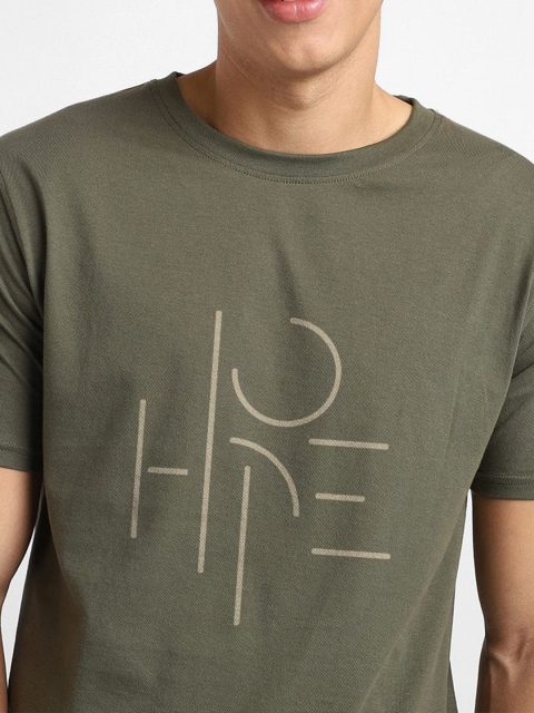 NOBERO Men Typography Printed T-shirt - Image 3