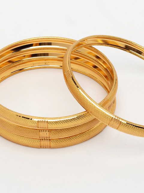 Anouk Women's Set of 4 Gold-Plated Traditional Bangles - Image 2