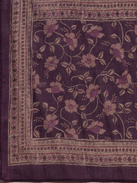 Libas Women Floral Printed Panelled Kurta with Churidar & With Dupatta - Image 3