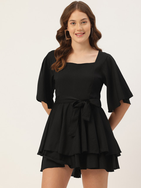 Sleek Italia Ruffled Playsuit