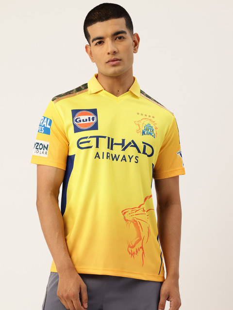 playR Unisex IPL 2025 Chennai Super Kings Authentic Fan Jersey