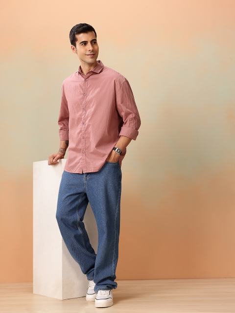 Mast & Harbour Pure Cotton Relaxed Fit Casual Shirt - Image 6