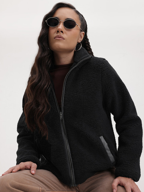 The Roadster Life Co. Sherpa Mock Collar Tailored Jacket