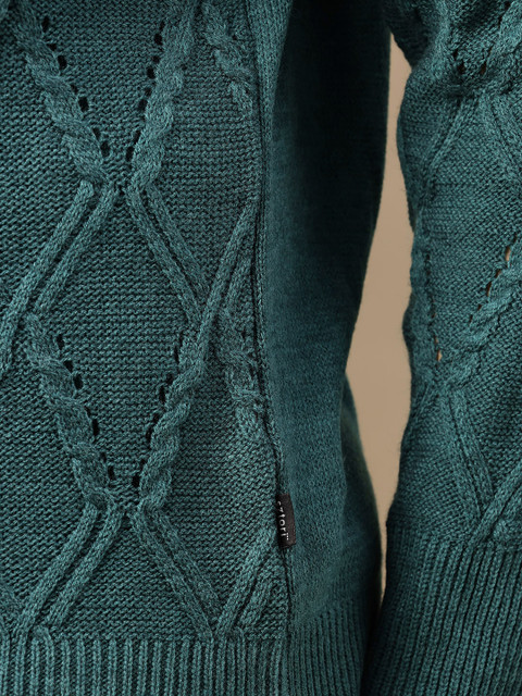 Sztori Plus Size Cable-Knit Sweater and Knitted Trousers Co-Ords - Image 9