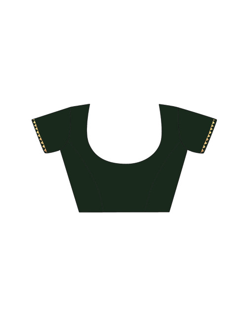 all about you Woven Design Zari Pure Georgette Banarasi Saree With Unstitched Blouse Piece - Image 7