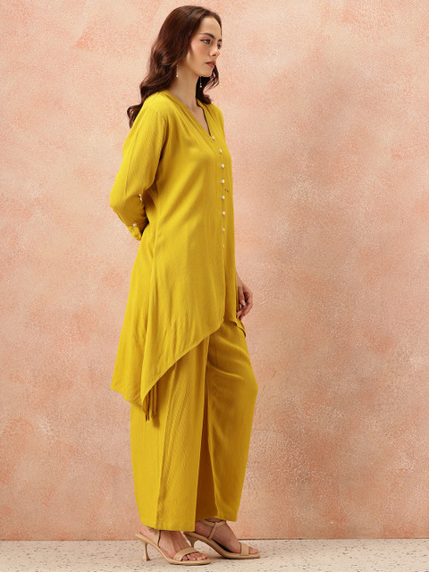all about you Pure Cotton Tunic With Palazzos - Image 5