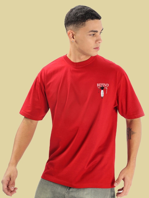 BDSQUARE Men Printed Applique T-shirt - Image 3