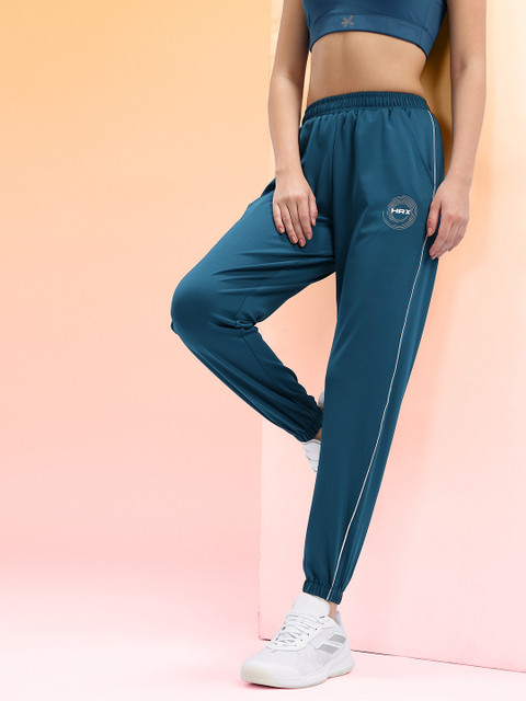 HRX by Hrithik Roshan Women Brand Logo Detail Rapid-Dry Running Joggers