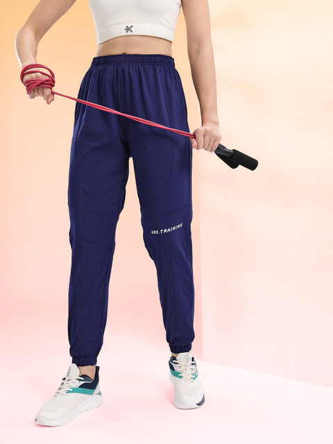 HRX by Hrithik Roshan Women Printed Mid-Rise Rapid-Dry Training Joggers