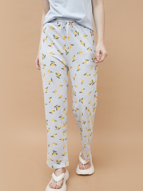 Ginger by Lifestyle Women Floral Printed Joggers Trousers