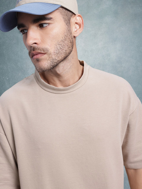 The Roadster Lifestyle Co. Solid Oversized T-shirt