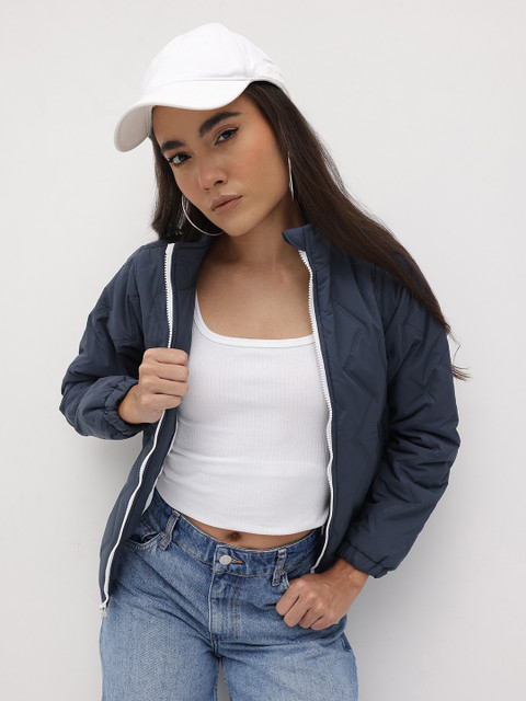 The Roadster Life Co. Mock Collar Padded Jacket