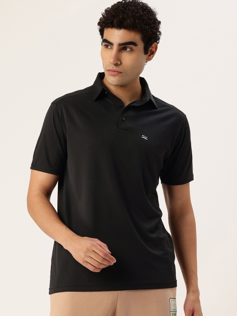 FIFTY TWO Polo Collar Self-Design Dri-FIT Training T-shirt