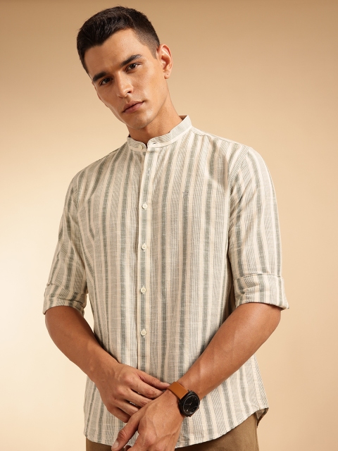 French Connection Striped Slim Fit Casual Shirt