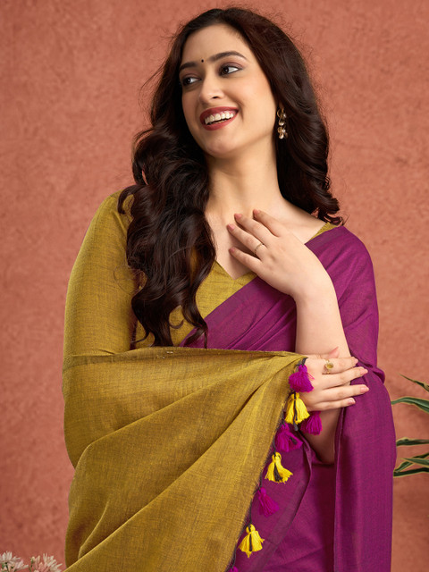 Sangria Pure Linen Saree
