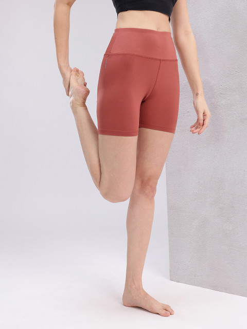 HRX by Hrithik Roshan Women Mid-Rise Rapid-Dry Yoga Shorts