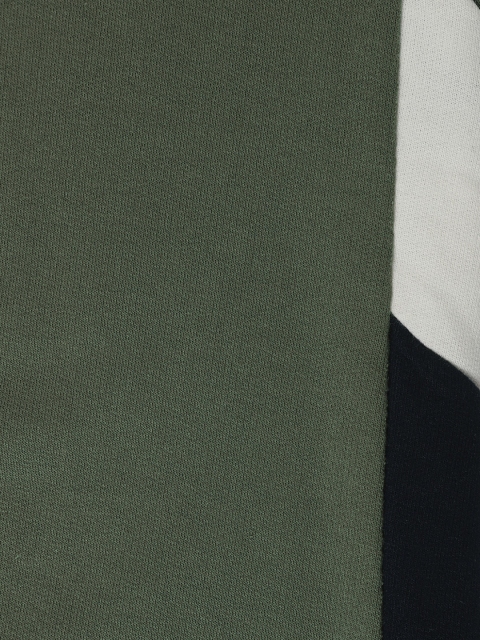 Alan Jones Boys Mid Rise Color Blocked Regular Fit Joggers - Image 5