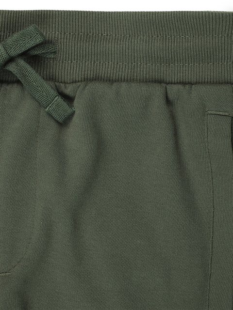 Alan Jones Boys Mid Rise Color Blocked Regular Fit Joggers - Image 3