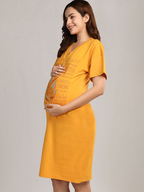 Duchess Loose Fit Maternity Mom T-Shirt Nightdress