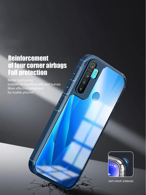 Karwan Solid Printed Oppo Realme 5 Back Case Mobile Accessories - Image 4