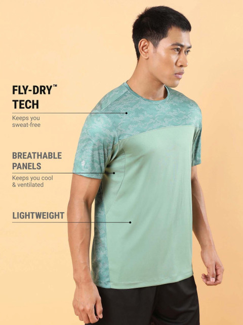 CULT Men Green Advance Play Active T-shirt - Image 7