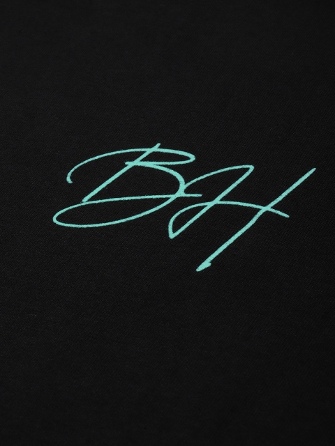 Being Human Brand Logo Printed Drop-Shoulder Sleeves Pure Cotton T-shirt - Image 2