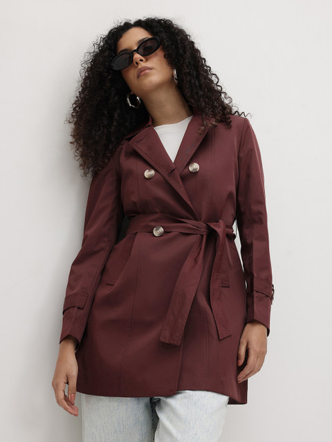 The Roadster Life Co. Notched Lapel Collar Double-Breasted Overcoat