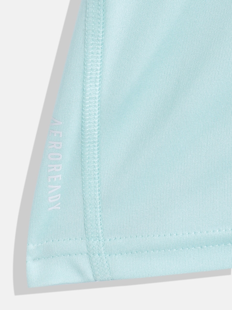 ADIDAS Girls Logo Aeroready T-shirt - Image 4