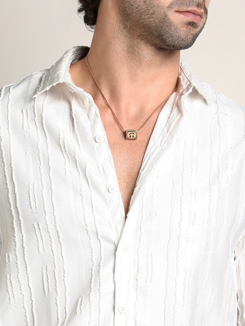 Campus Sutra Men Classic Spread Collar Shirt - Image 2