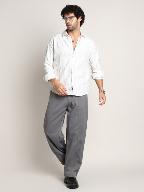 Campus Sutra Men Classic Spread Collar Shirt - Image 6